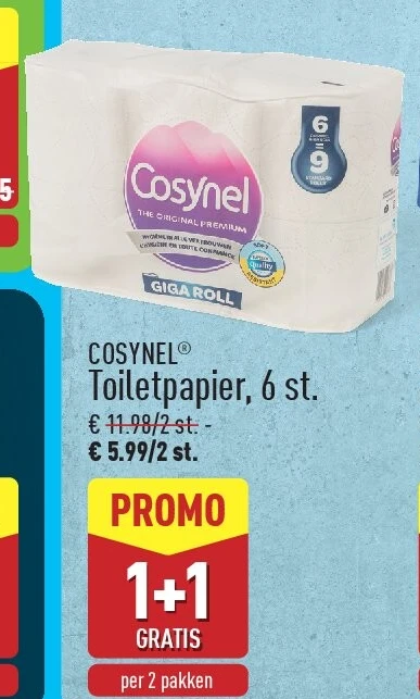 Toiletpapier, 6st.