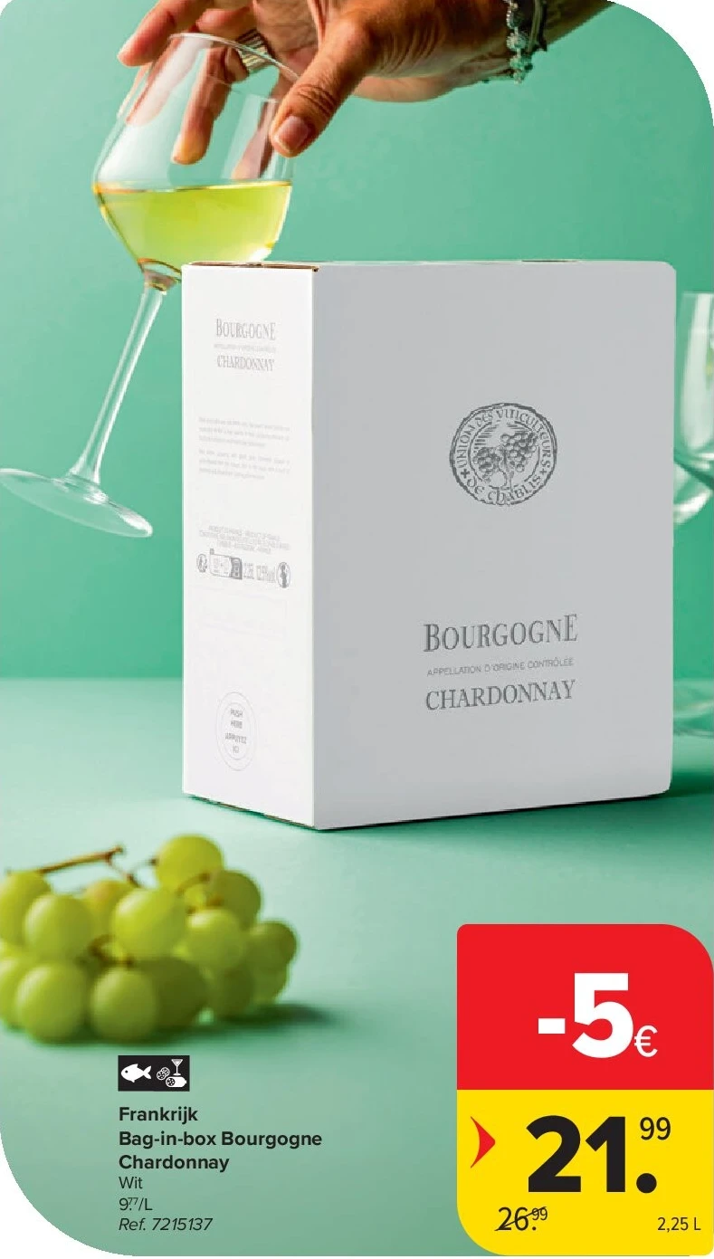 Frankrijk Bag-in-box Bourgogne Chardonnay
