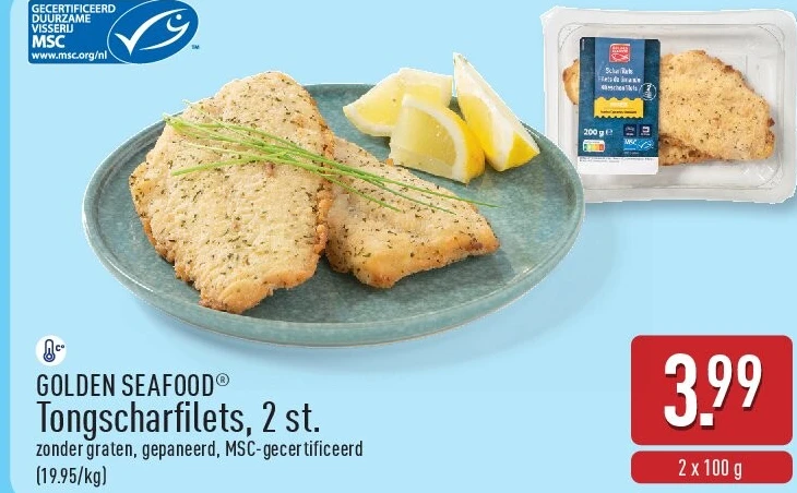 Tongscharfilets, 2st.