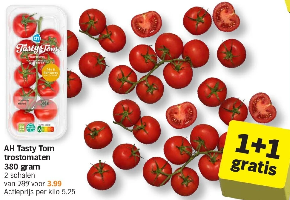 AH Tasty Tom trostomaten 380 gram