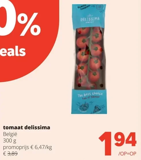 tomaat delissima Belgie 300 g