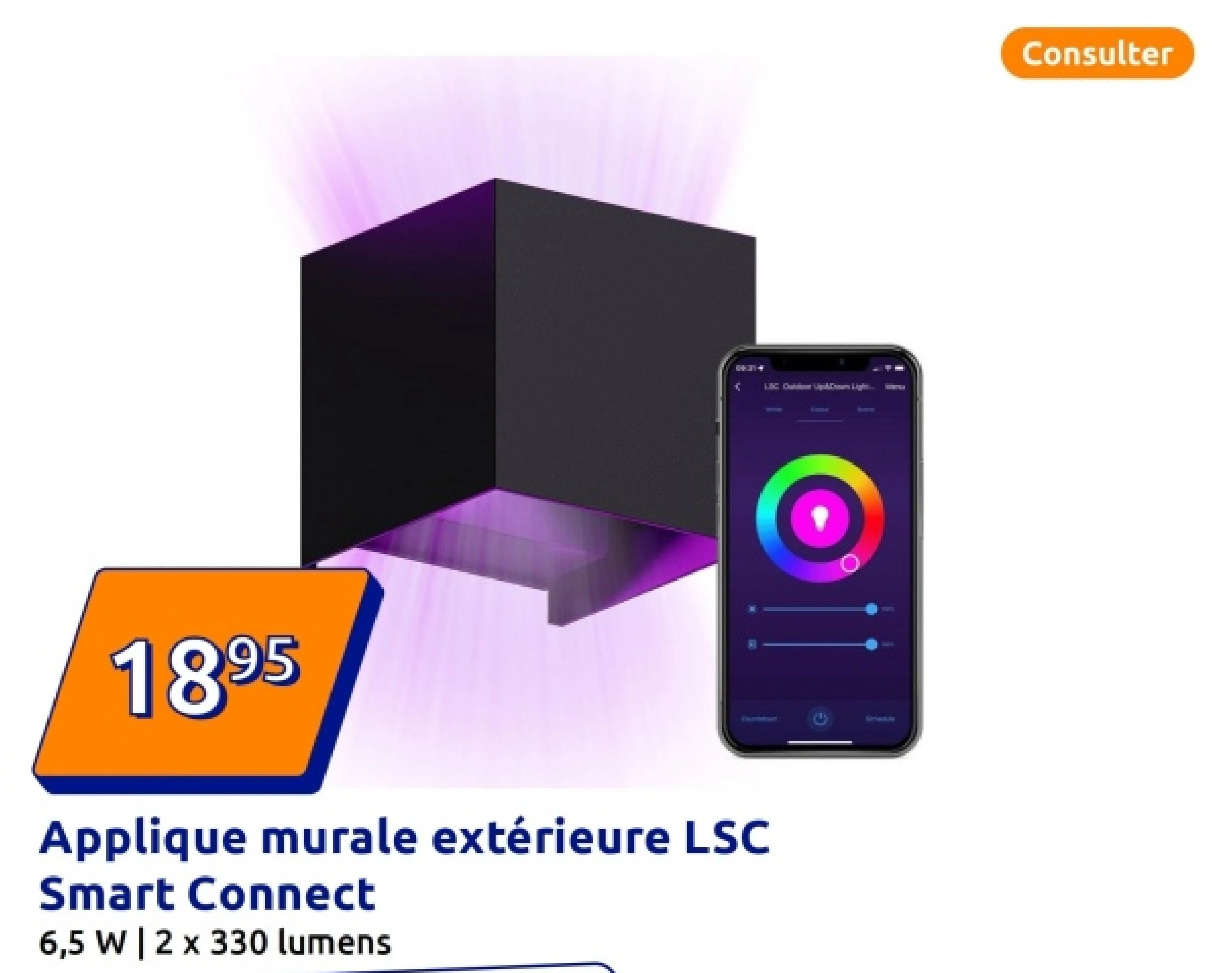 Applique murale extérieure LSC Smart Connect