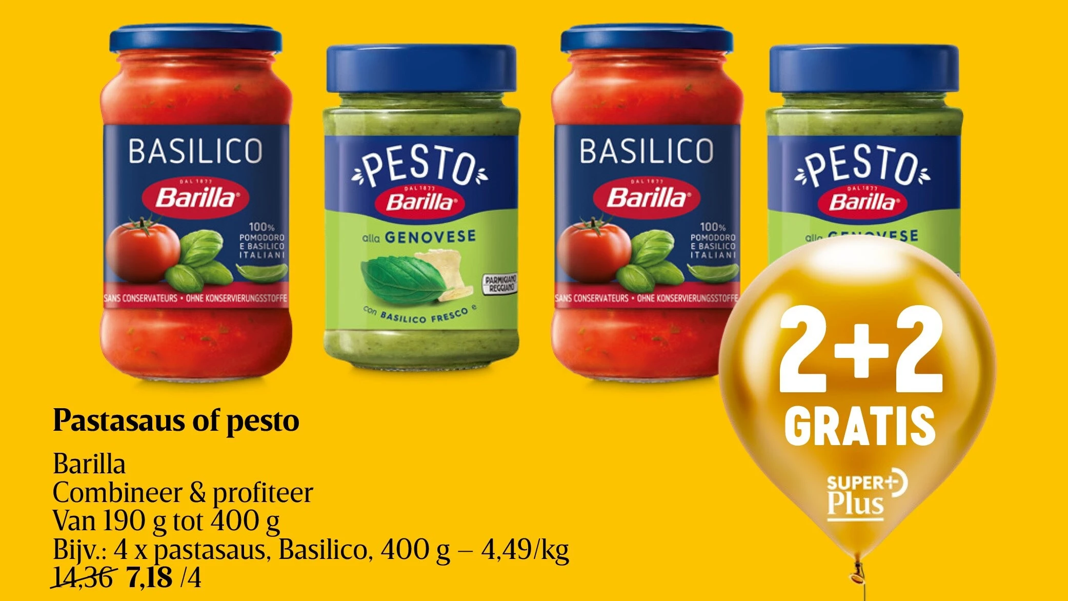 Pastasaus of pesto