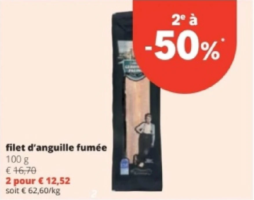filet d'anguille fumée