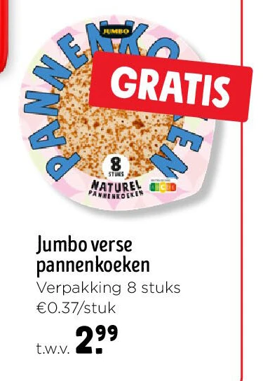 Jumbo verse pannenkoeken
