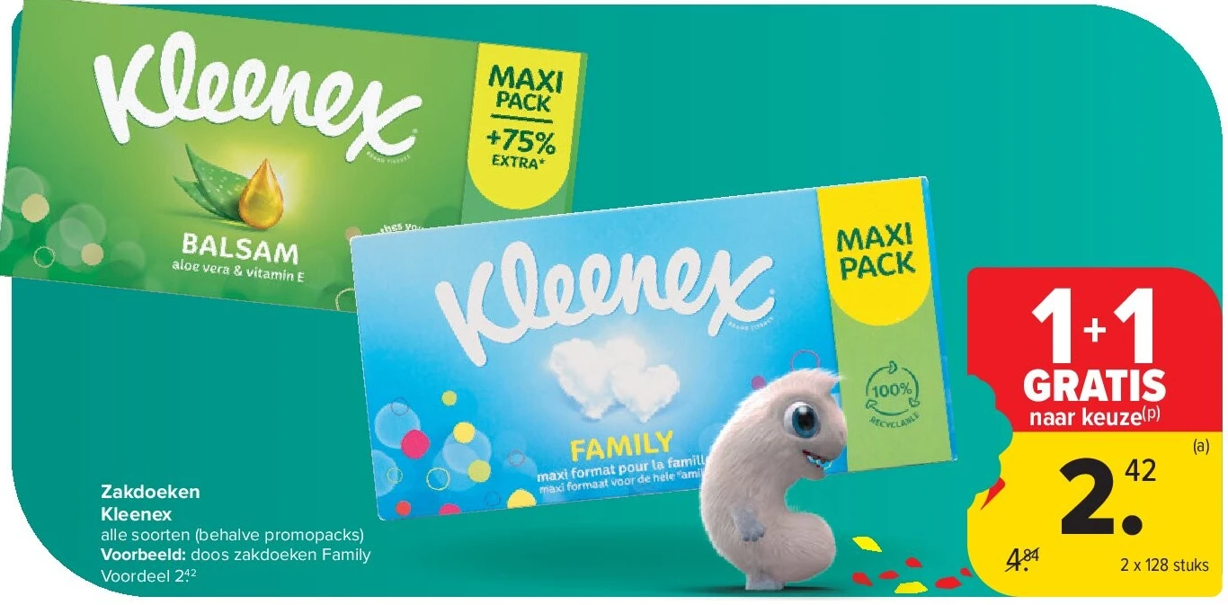 Zakdoeken Kleenex