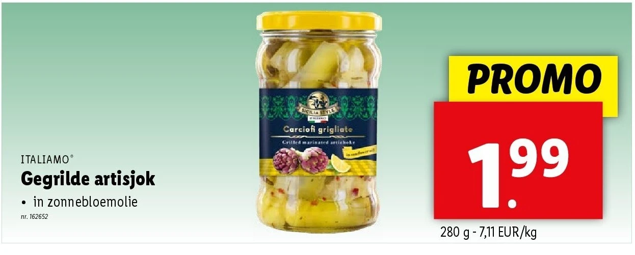 Gegrilde artisjok