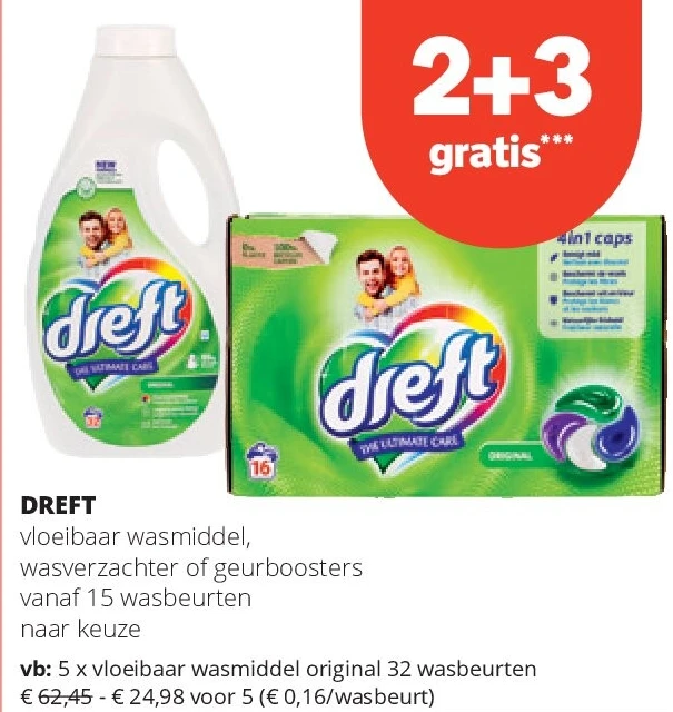 DREFT vloeibaar wasmiddel original 32 wasbeurten
