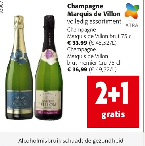 Champagne Marquis de Villon Champagne Marquis de Villon brut 75 cl