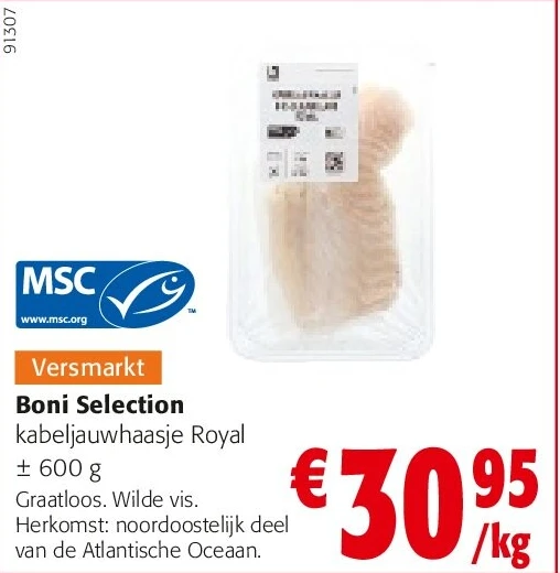 Boni Selection kabeljauwhaasje Royal ± 600 g