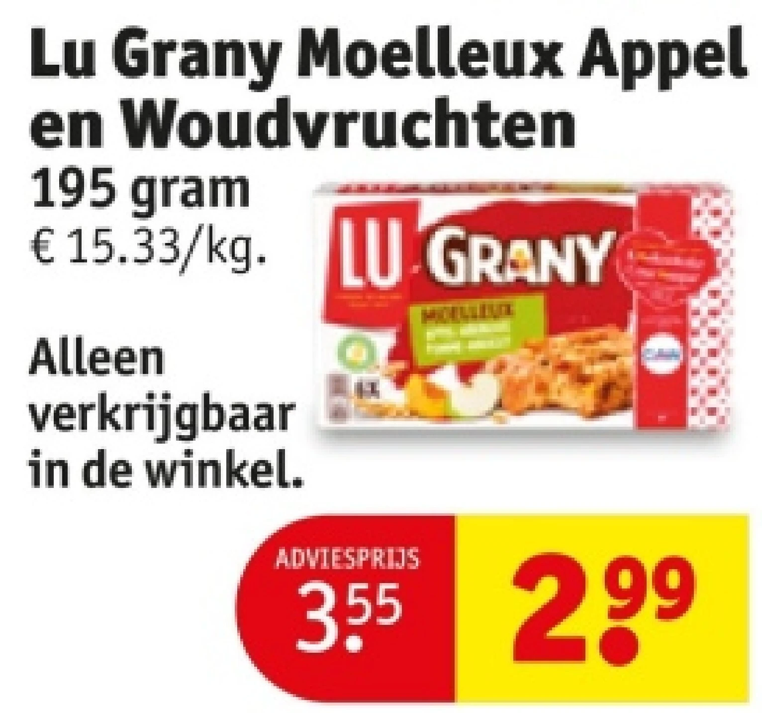 Lu Grany Moelleux Appel en Woudvruchten