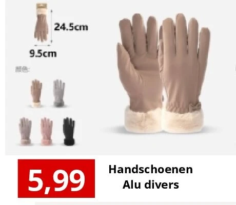 Handschoenen Alu divers