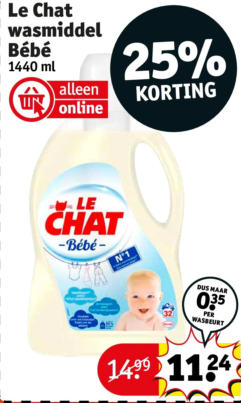 Le Chat wasmiddel Bébé