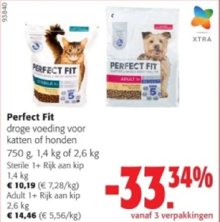 Perfect Fit Adult 1+ Rijk aan kip 2,6 kg
