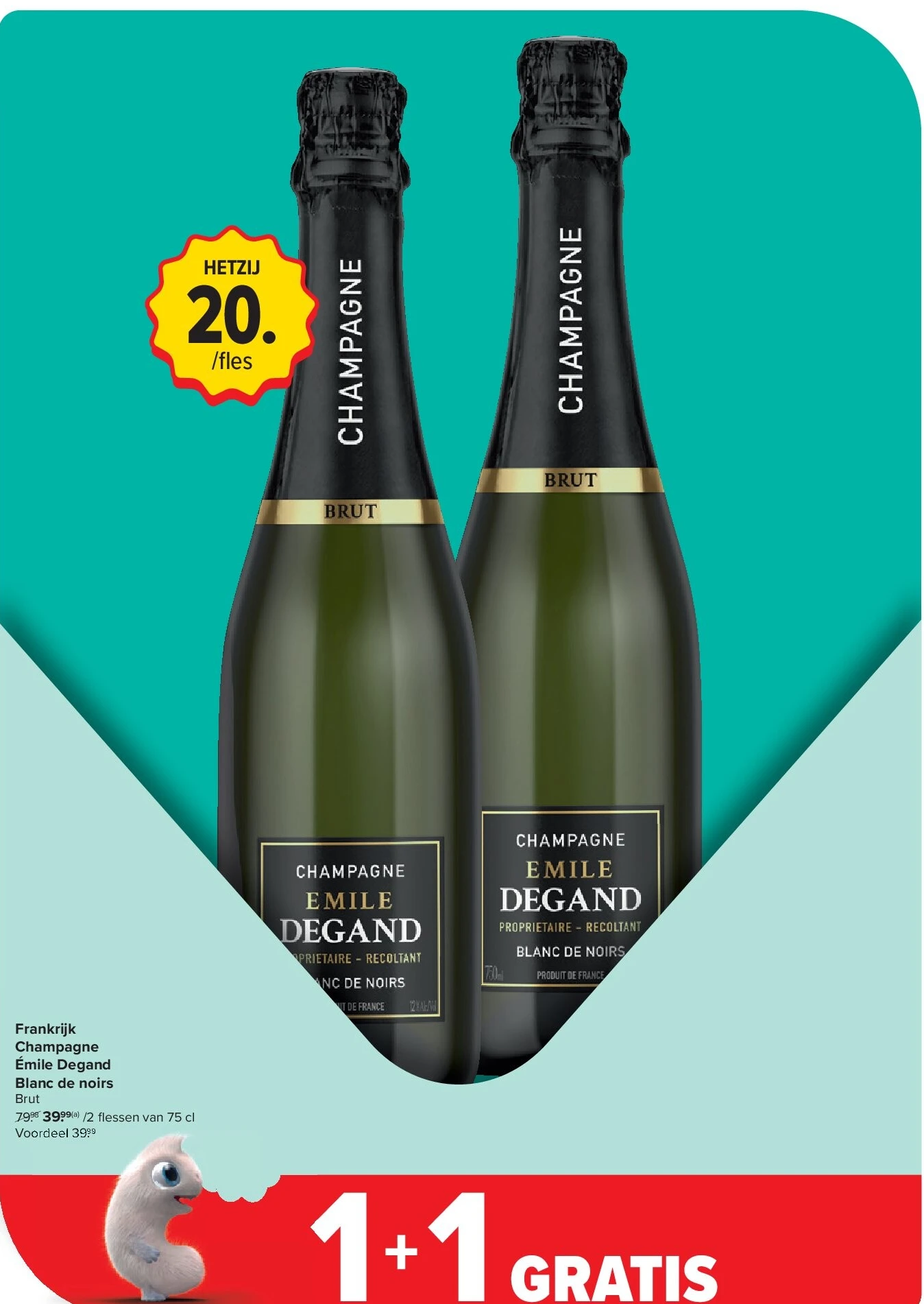 Frankrijk Champagne Émile Degand Blanc de noirs