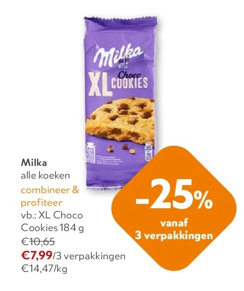 Milka alle koeken