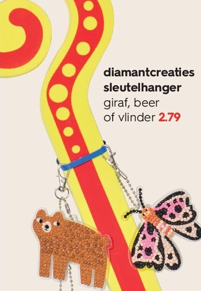 diamantcreaties sleutelhanger