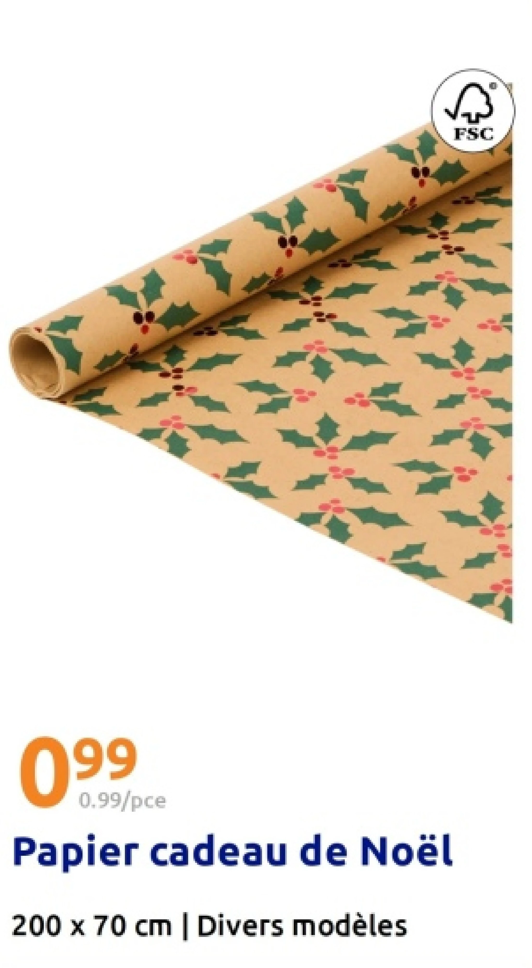 Papier cadeau de Noël