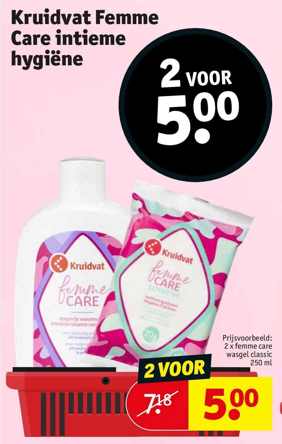 Kruidvat Femme Care intieme hygiëne