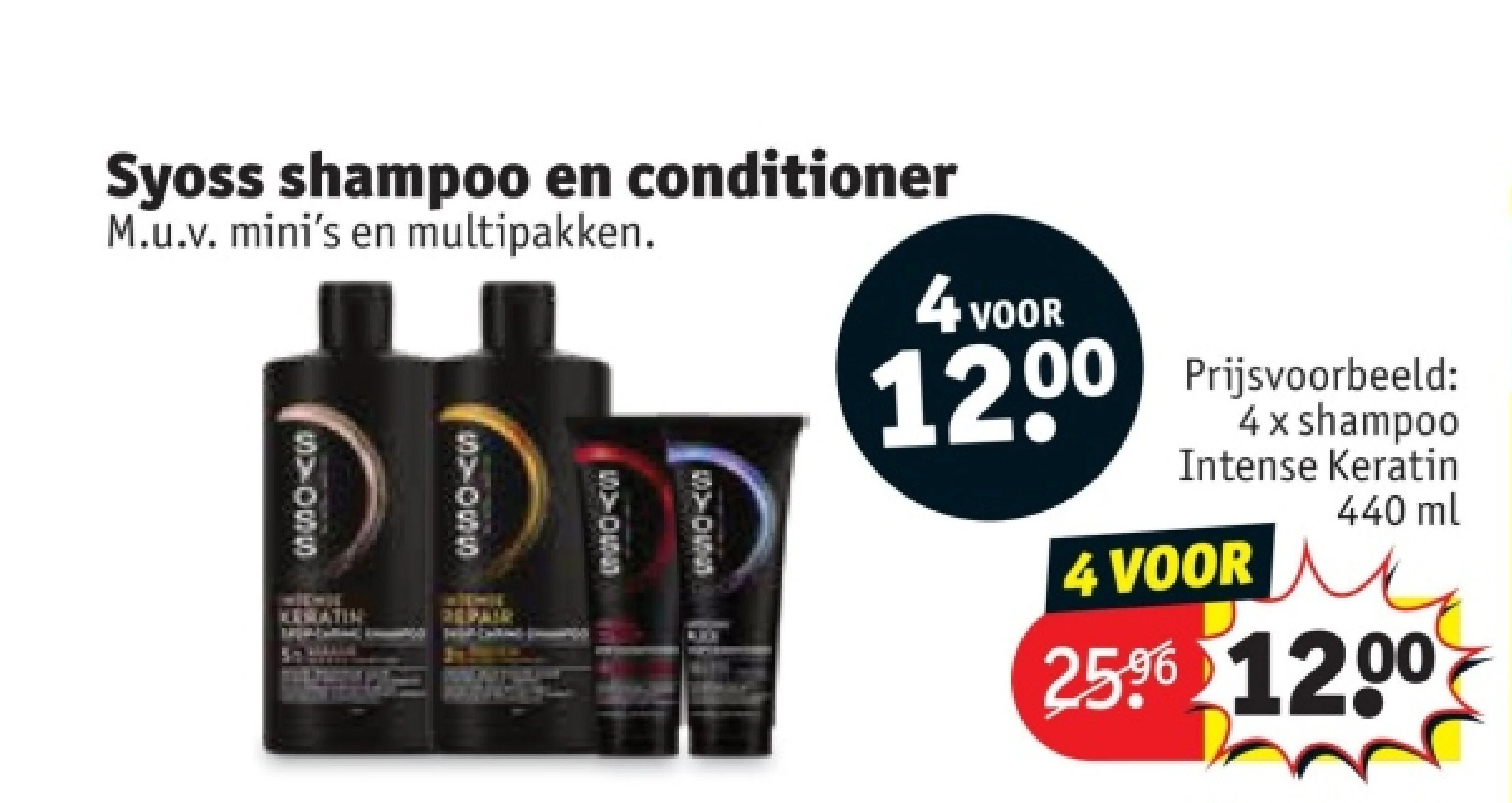 Syoss shampoo en conditioner
