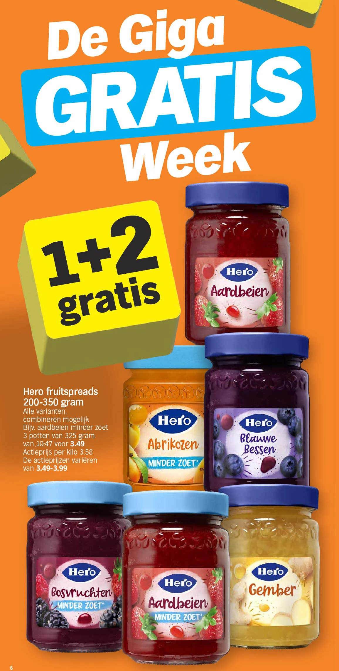 Hero fruitspreads 200-350 gram