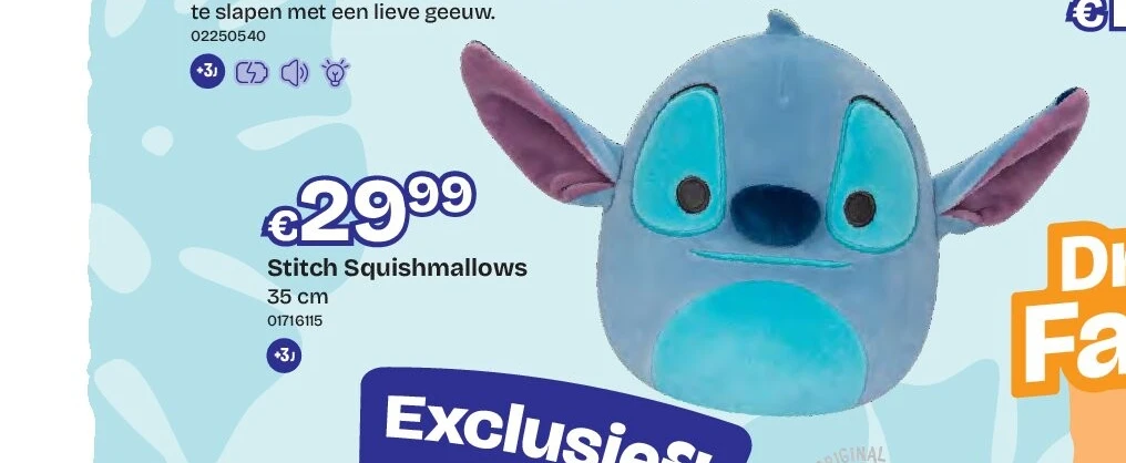 Stitch Squishmallows 35 cm