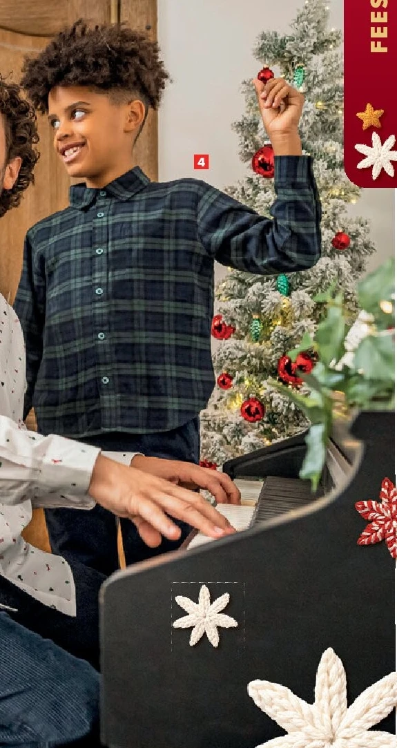 Flanellen geruit hemd voor jongens - van 3 tot 14 jaar