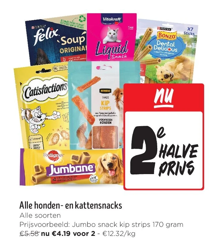 Alle honden- en kattensnacks