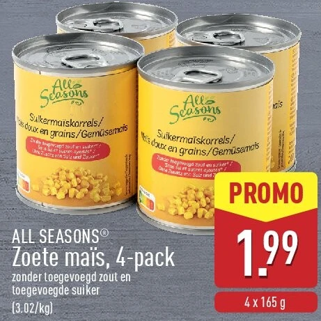 Zoete maïs, 4-pack
