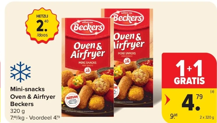 Mini-snacks Oven & Airfryer Beckers