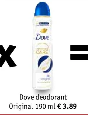 Dove deodorant Original 190 ml
