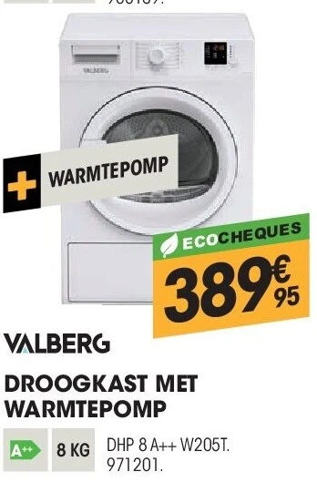 DROOGKAST MET WARMTEPOMP