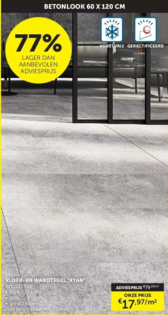 VLOER- EN WANDTEGEL “RYAN”