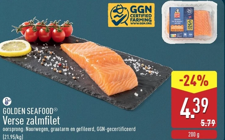 Verse zalmfilet