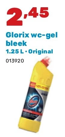 Glorix wc-gel bleek 1.25 L • Original