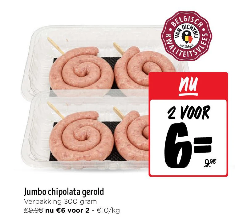 Jumbo chipolata gerold