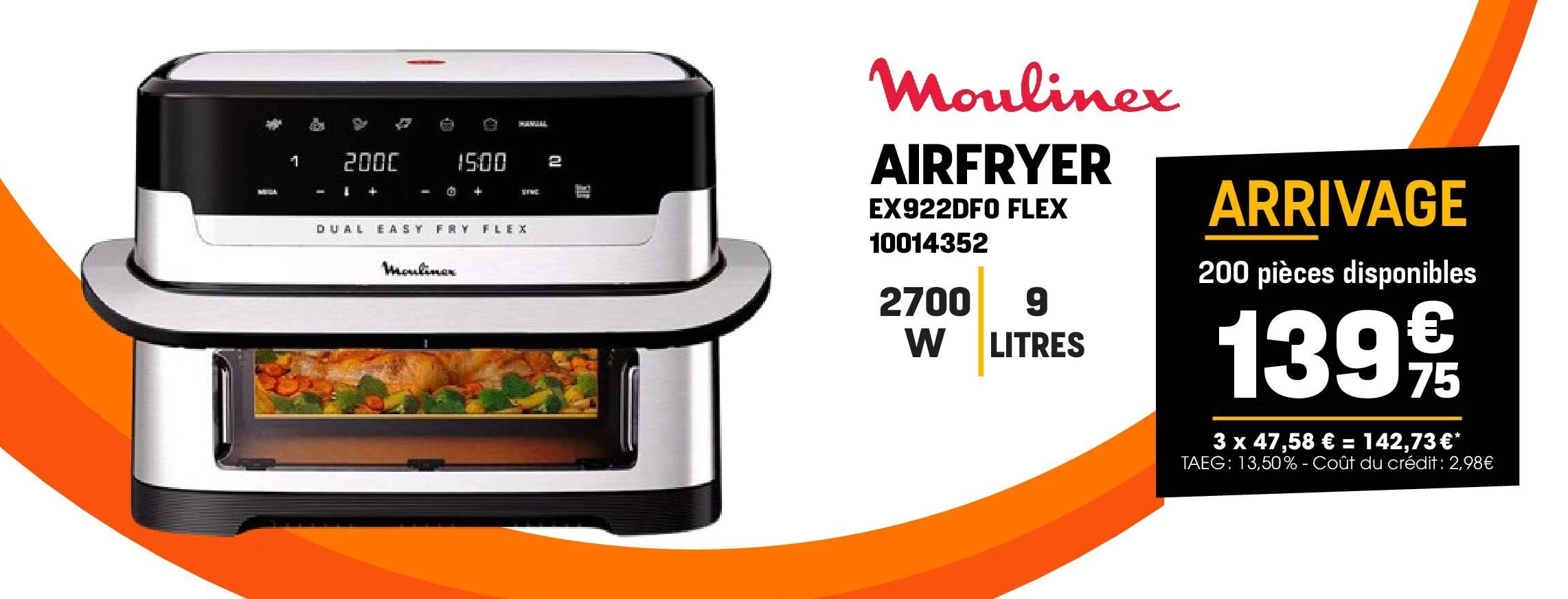 AIRFRYER EX922DFO FLEX