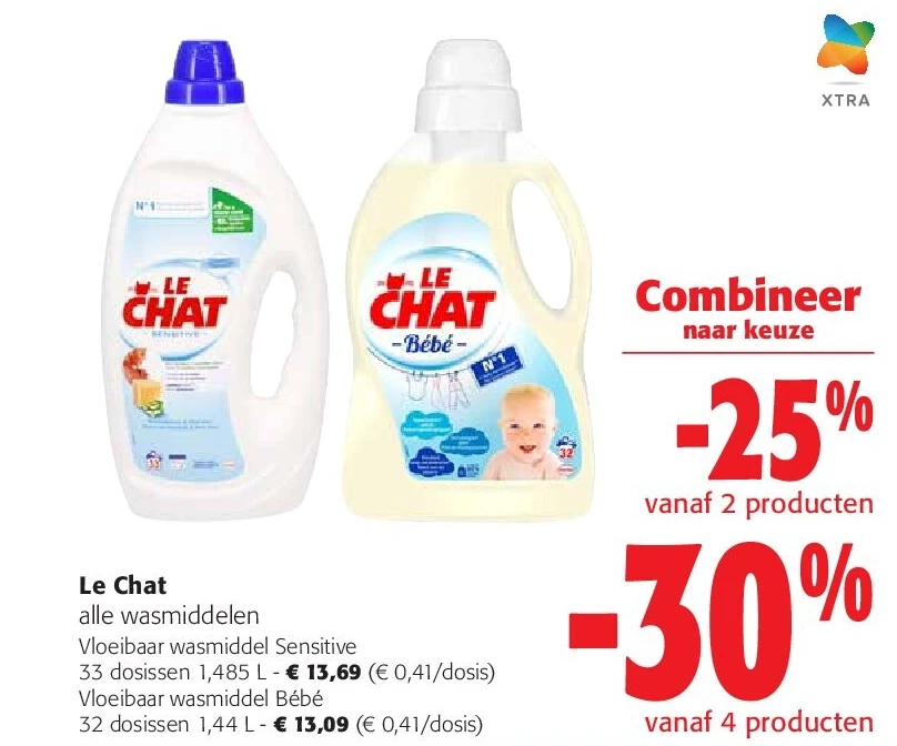 Le Chat Vloeibaar wasmiddel Sensitive 33 dosissen 1,485 L