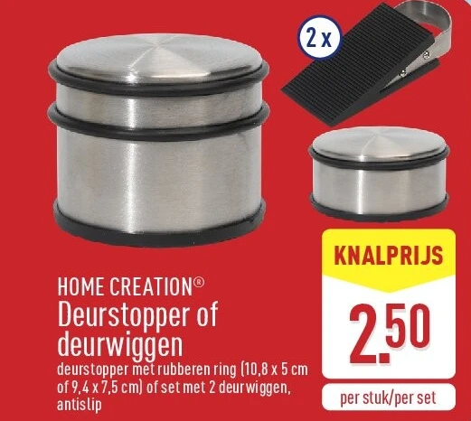 Deurstopper of deurwiggen