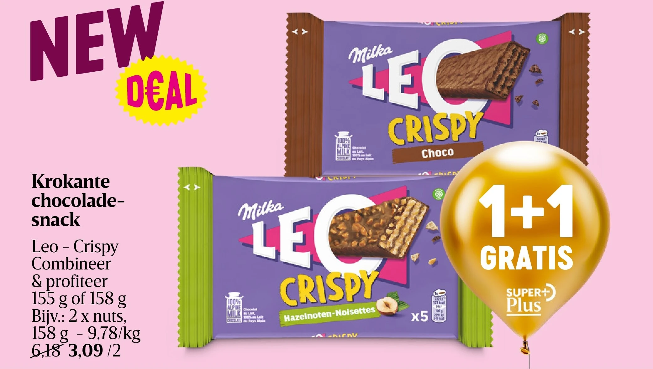 Krokante chocoladesnack