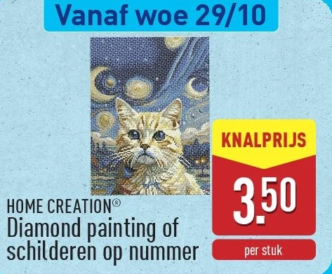 Diamond painting of schilderen op nummer