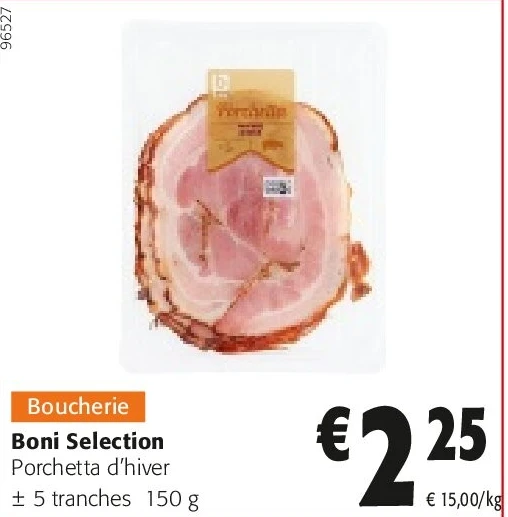 Boni Selection Porchetta d’hiver ± 5 tranches 150 g