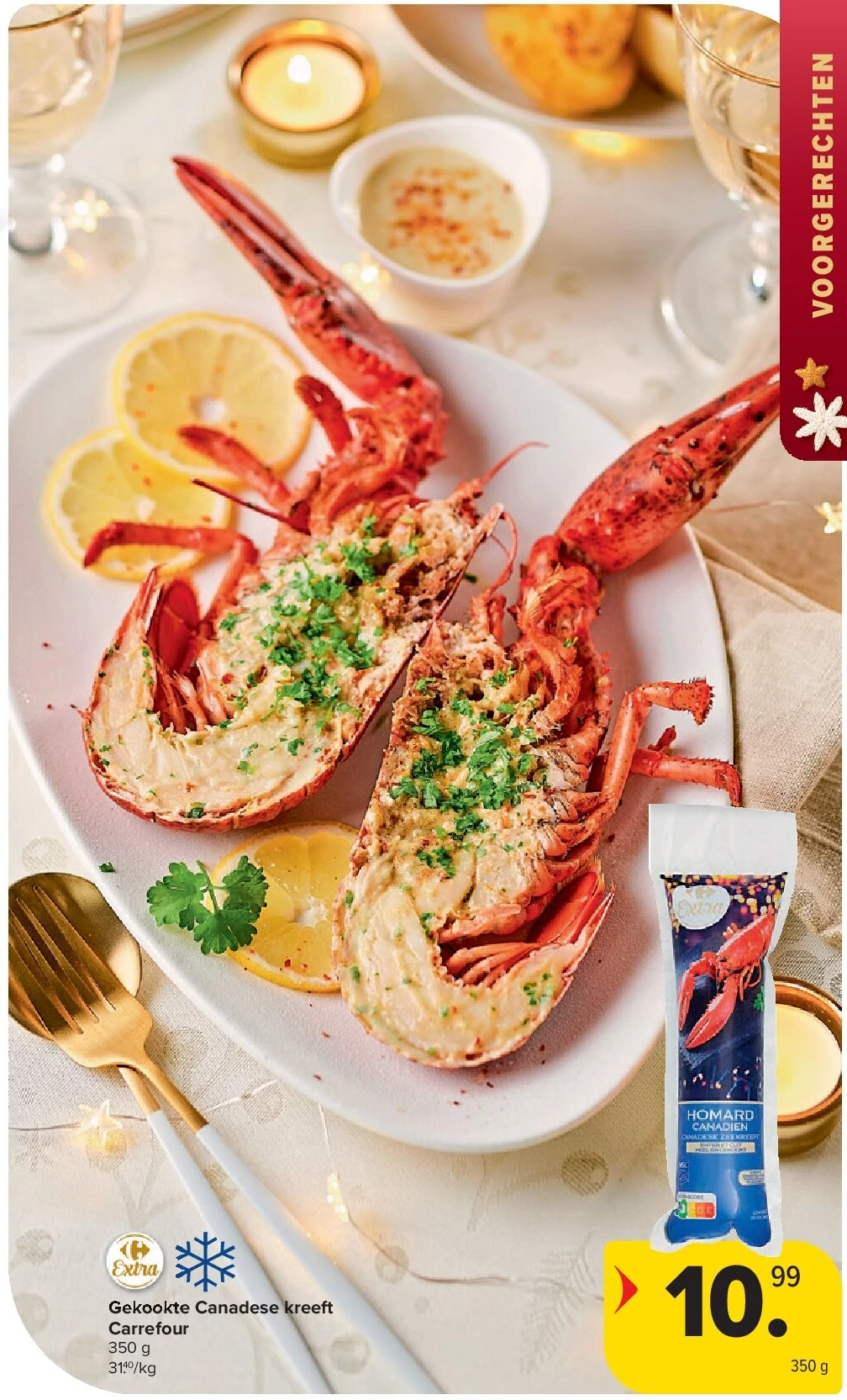 Gekookte Canadese kreeft Carrefour