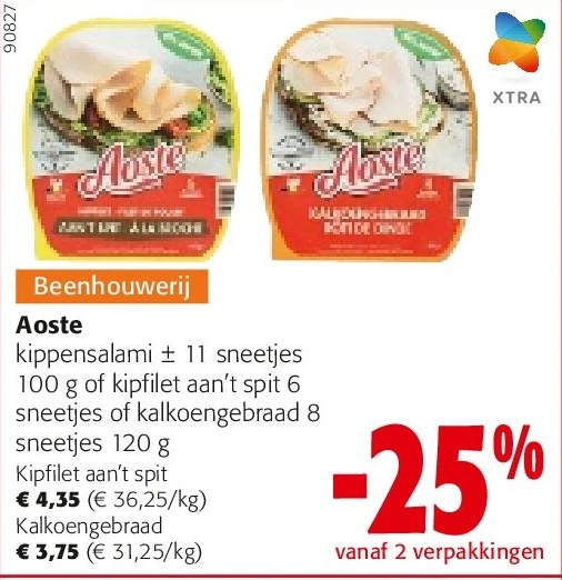 Aoste Kipfilet aan’t spit