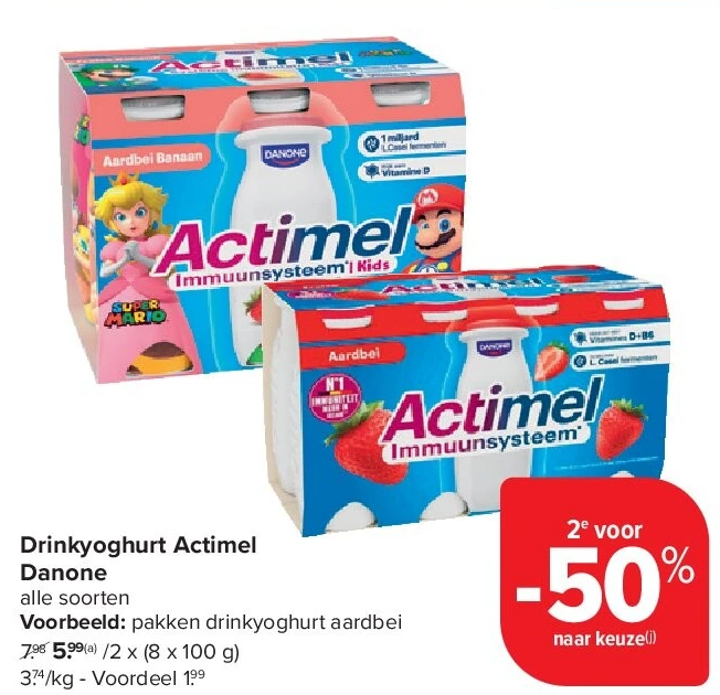 Drinkyoghurt Actimel Danone