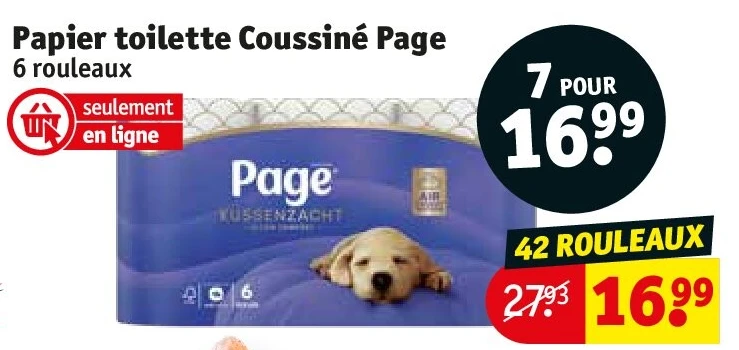 Papier toilette Coussiné Page