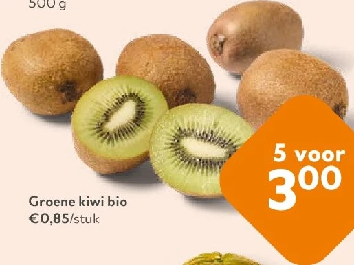 Groene kiwi bio