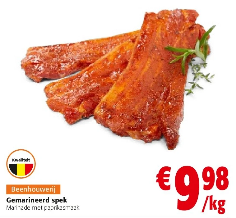Gemarineerd spek