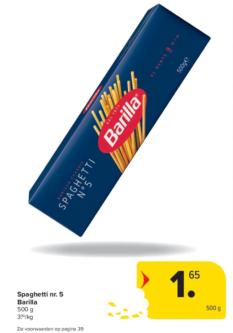 Spaghetti nr. 5 Barilla