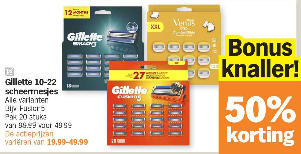 Gillette 10-22 scheermesjes